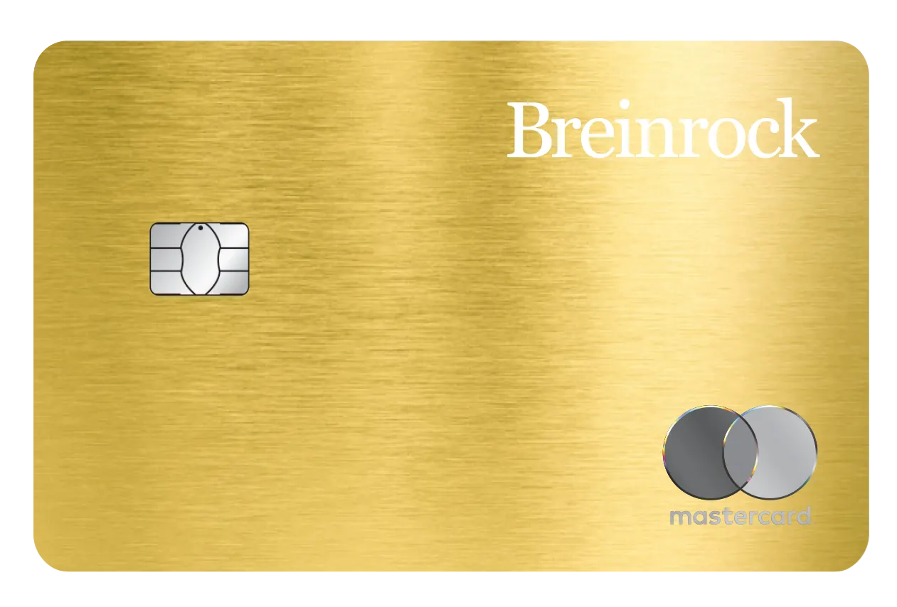 Breinrock Elite Plus Gold Prepaid Card