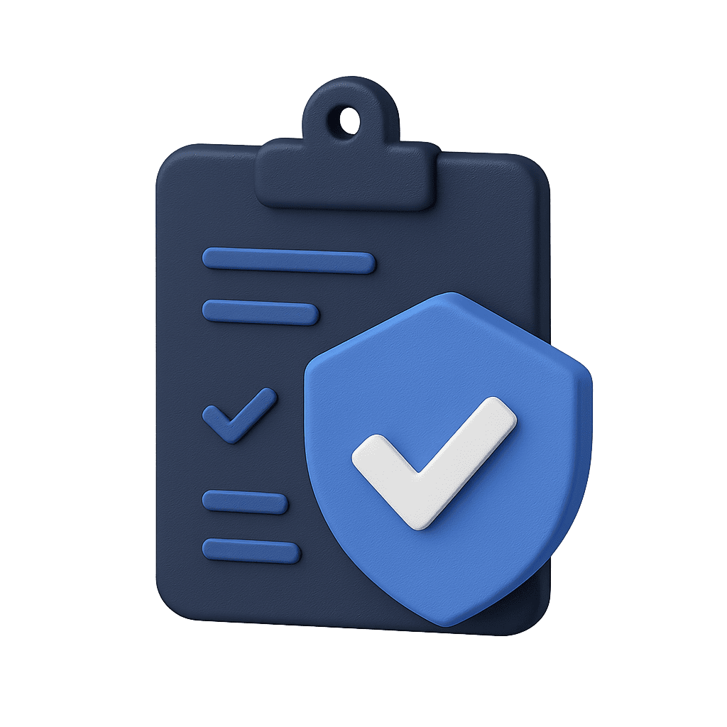 Trusted compliance and onboarding icon